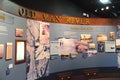 Old Man River Exhibit at the Train depot, Helena Arkansas. Royalty Free Stock Photo